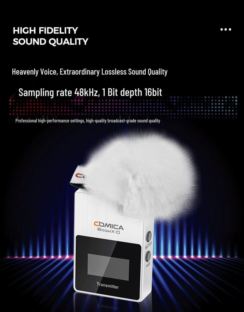 Comica BoomX-D UC1/UC2 Wireless Mic for Cameras & Phones