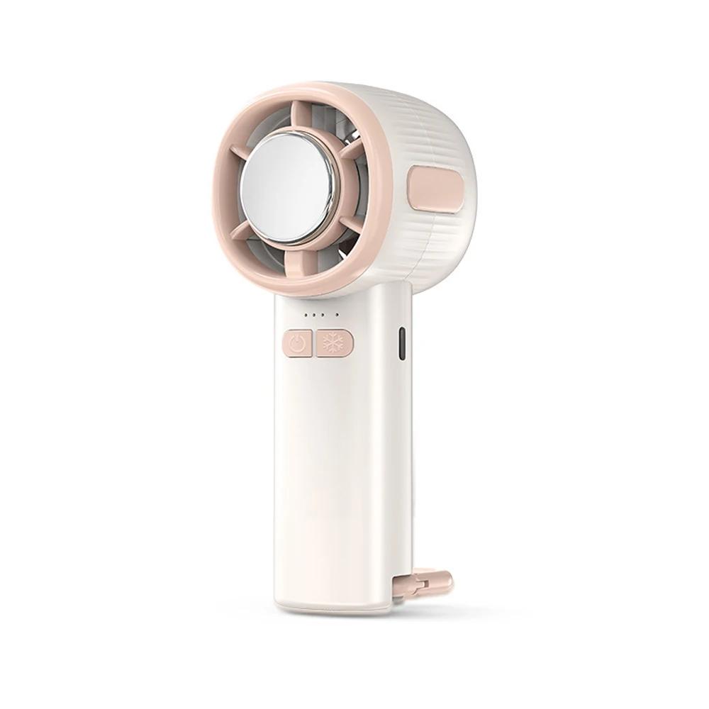 100-speed high-speed digital display ice cooling semiconductor fan USB portable handheld small fan