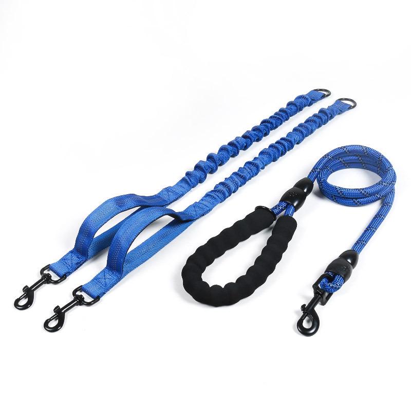 Reflective Explosion-Proof Dog Leash and Chain Combo