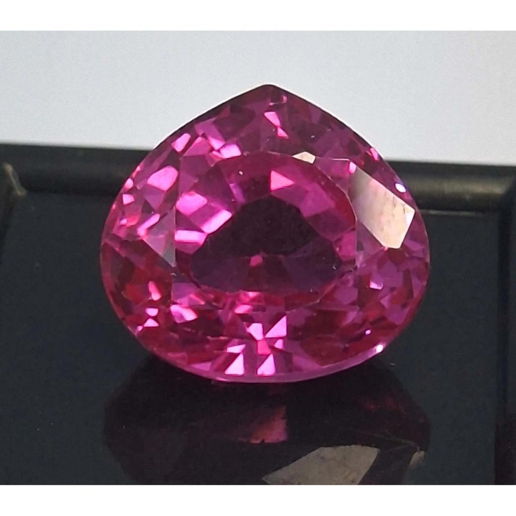 Beautiful Pink Color Sapphire Natural Pear Cut 13-15 Ct Certified Gemstone