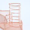 Multi-purpose Mesh Metal Pen Holder Decorative Pen Holder Stylish Makeups Display Holder for Ideal for Dresser Counterto