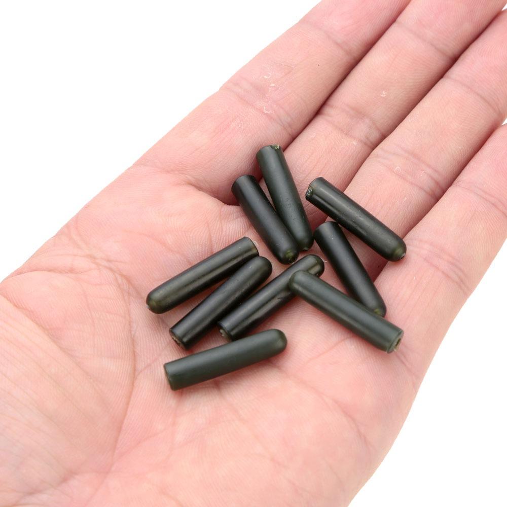 50PCS 26mm Length Carp Rig Sleeves TPR Fishing Hook Link Tubing Sleeve Carp Fishing