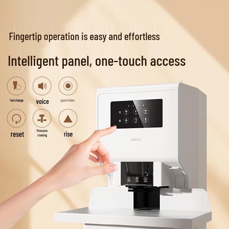 Deli Automatic Hot-Melt Financial Binding Machine CN Plug (adapter Included)