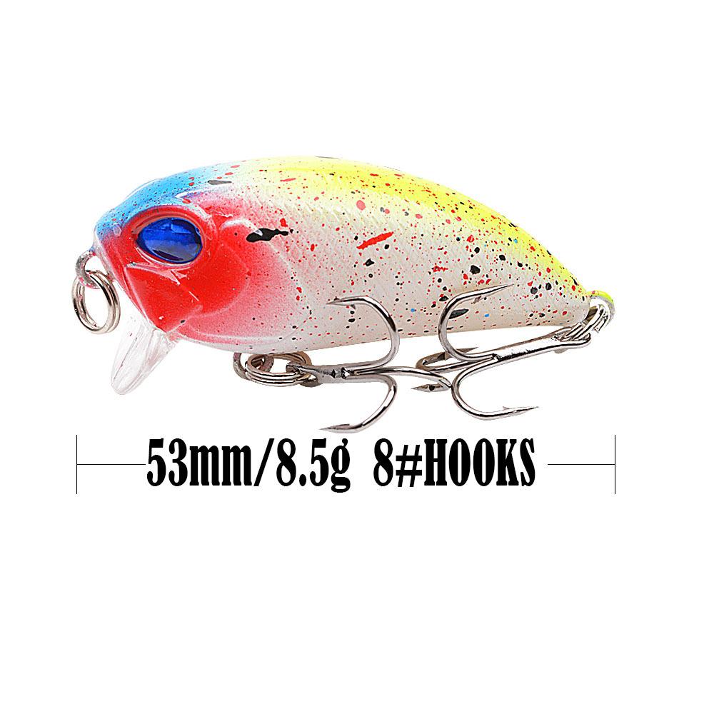 

1pcs Crankbait Fishing Lure 5.3cm 8.3g Floating Crank Wobbler Isca Artificial Bass Pike Hard Bait Pesca Japan Fishing Tackle