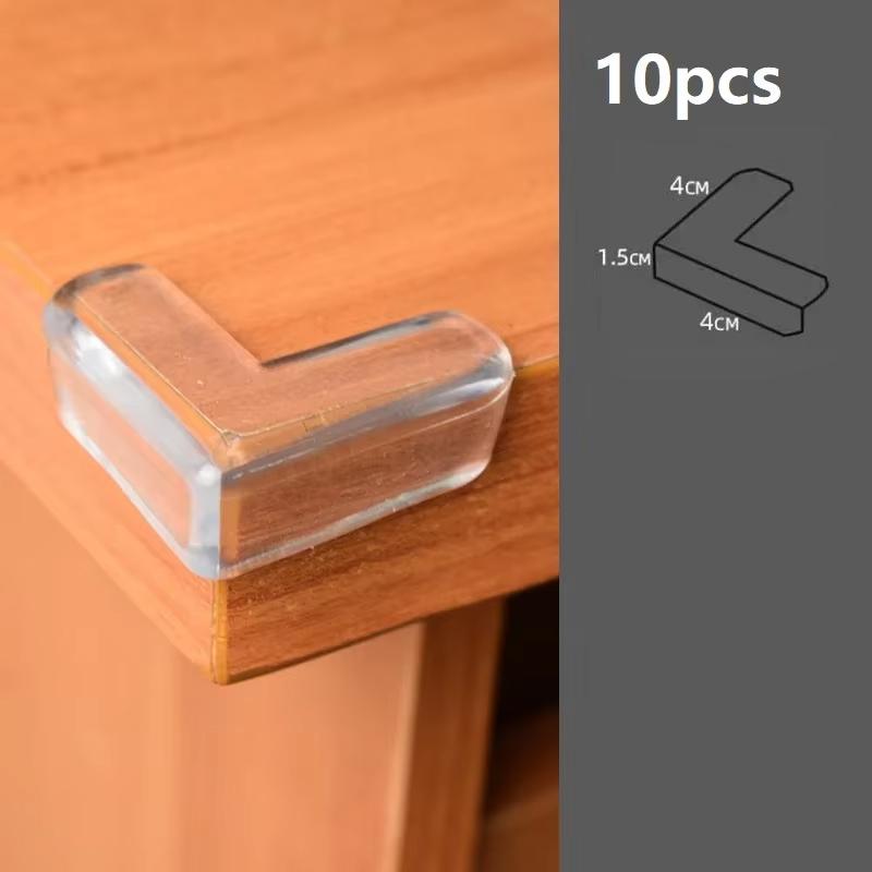 4/10pcs Baby Safety Corner Silicone Protector Table Soft Transparent Children Anti Collision Corner Edge Protection Guards