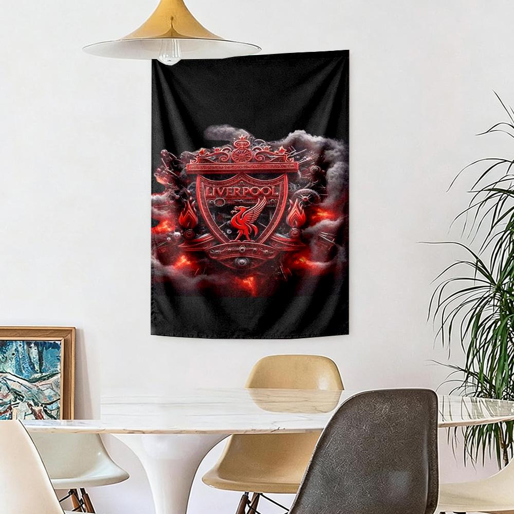 Liverpool Football Club Wall Decor Tapestry Art For Pet Memorial Birthdaywedding Party Backdrop Family Gift