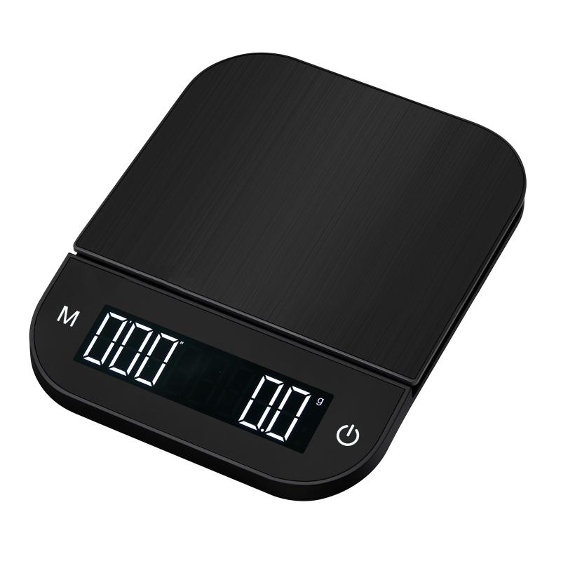 

3kg Drip Coffee Scale for w/ Timer Portable Electronic Digital Kitchen Scale High Precision LCD Electronic Scale USB Cha 1