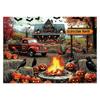 1000 Pieces,Halloween 1000 Piece Puzzles For Adults, Scarecrow For Adults Puzzle, Hard Challenge Art  Puzzles, For Gifts Halloween Birthday