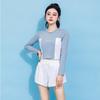 Women's Two-Piece Swimsuit: New Long-Sleeve Slimming & Belly-Covering Design