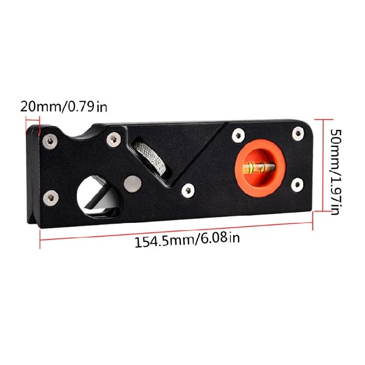 Chamfer Plane Woodworking Edges Corner Flattening Tool Auxiliary Locators Hand