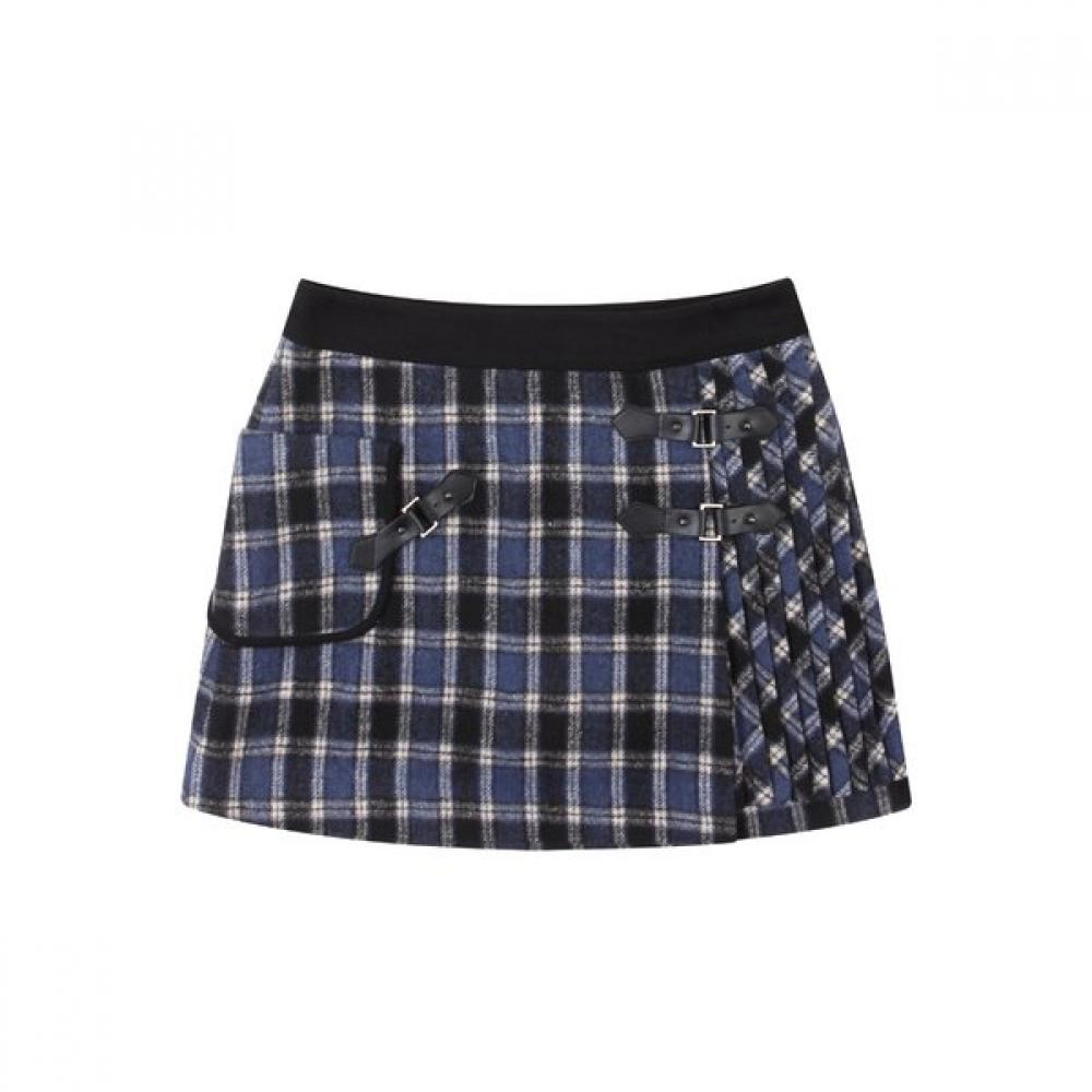 Onoff Women Wrap Skirt Of4012lb Navy