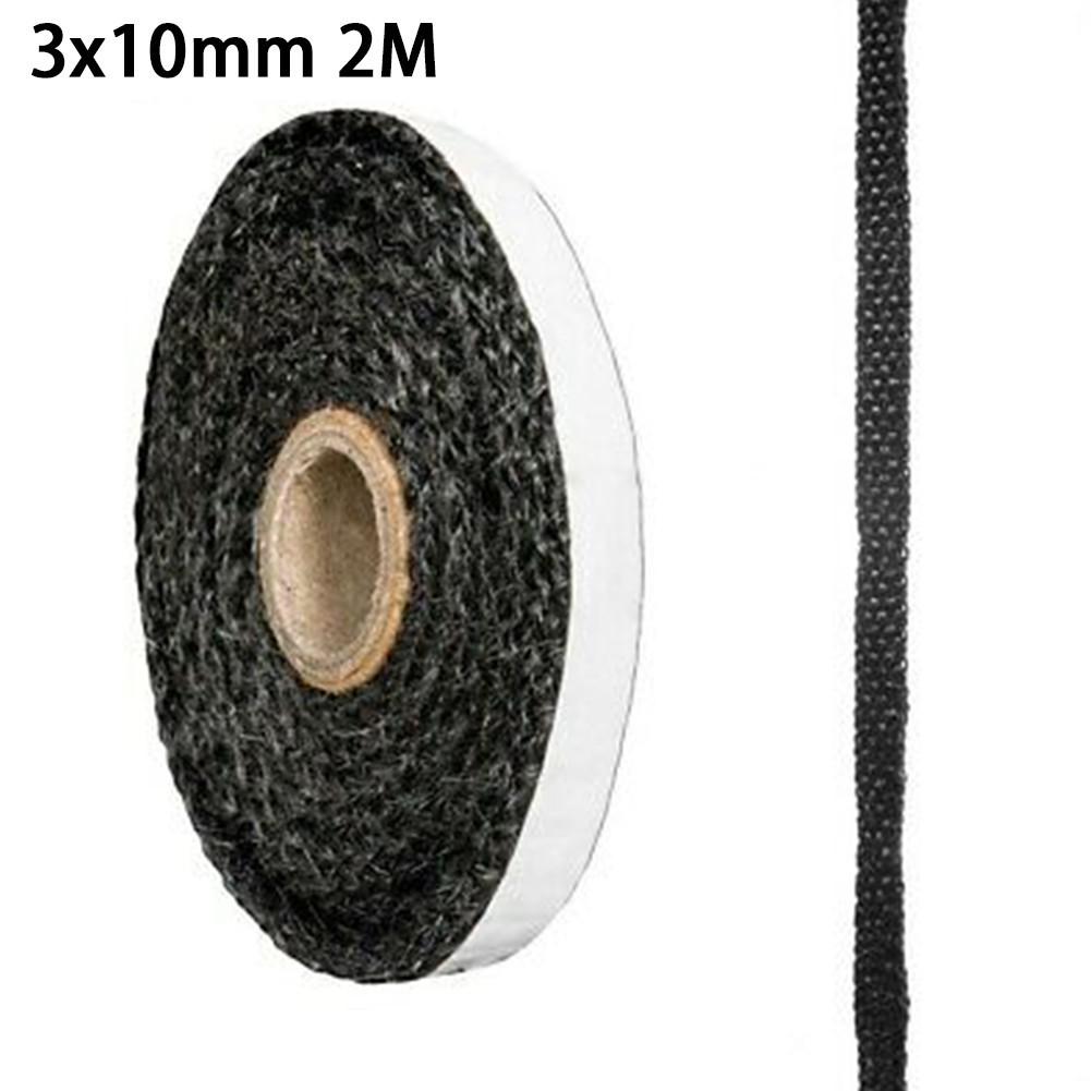 Premium Black Stove Rope Resistant To Thermal Shock for Kiln Seals