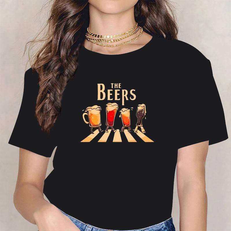 The Beers Graphic Printed Funny Tee Casual T Shirt Clothing Comfortable Plus Size Tshirts Camisetas Camisa Loose Novelty Cool