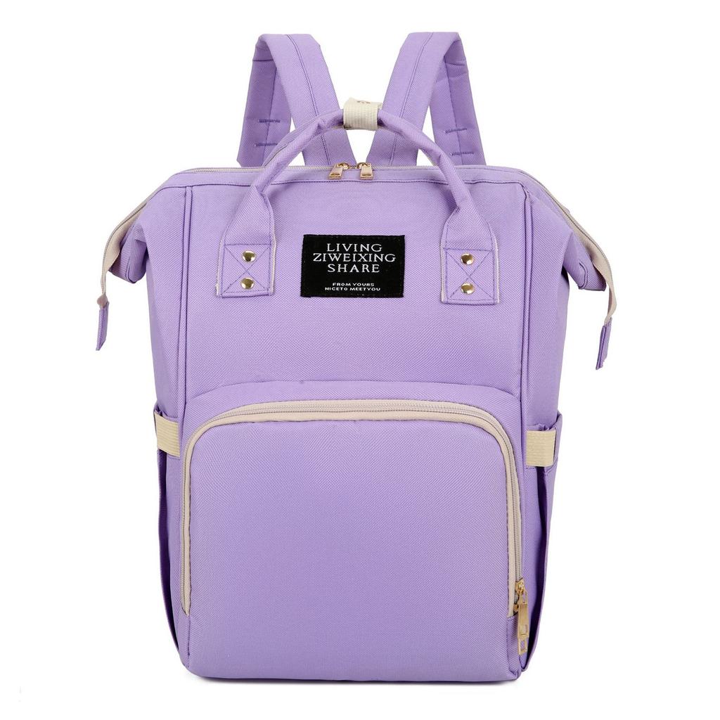 Schoolbag upgraded new wet and dry separation mother and baby bag Oxford cloth large capacity waterproof and wear-resistant women's backpack mommy bag