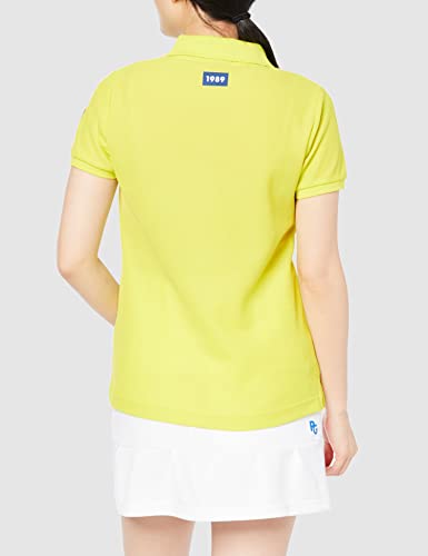 PEARLY GATES Women's Honeycomb River Short Sleeve Polo Shirt (Size 0, Lime, Size 130) (Product Code: 055-3160402)