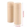 1/3/5/10 Piezas Tubos de Cartón Kraft Contenedores Redondos de Papel Kraft Para Lápices Lata de Té Café Cosméticos Manualidades Regalo