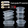 Disposable Round Plastic Takeout Bowl with Lid