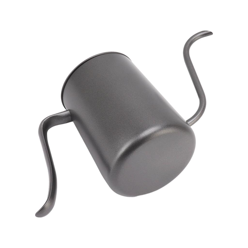 Ausguss Kaffeekanne Professionell 600ml Fassungsvermögen Edelstahl Schwanenhals Kaffeekessel für Zuhause