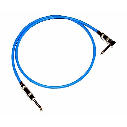 Canare GS-6 Patch Cable, 1m, L-S Type, Blue, 1 Piece