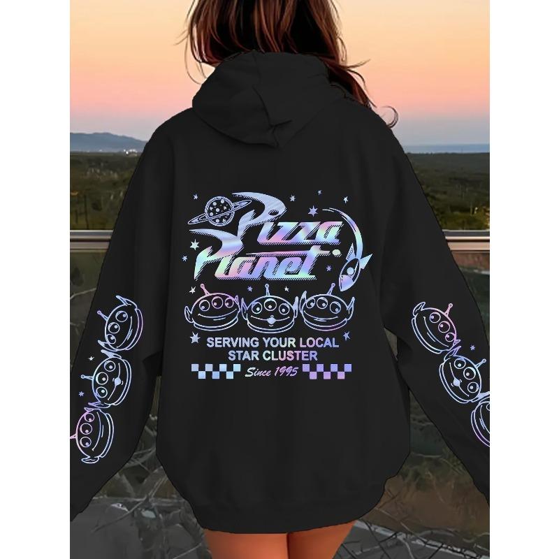 

Toy Story Aliens Pizza Planet Fun Men s Hoodie Autumn/Winter New Casual Fashion Men s and Women s Street Wear S
