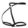 Ladies' Punk Style Bondage Art Adjustable Circular Cuffs&Thigh Straps, Essential For Intimate Role-Playing