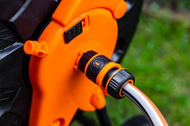 Garden Hose Trolley, Plastic, Up To 60 M Hose 1/2'' - T N15-793