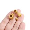 10Pcs Stainless Steel Big Hole 3/4/5/6mm Loose Spacer Beads Charms for DIY Bracelets Necklaces Jewelry Making Supplies In Bulk