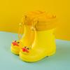 New lightweight children's rain boots three-dimensional cartoon boys and girls medium tube water shoes non-slip waterproof comfortable rain shoes