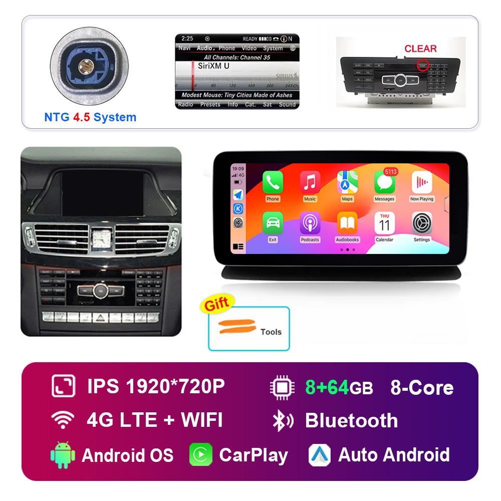 10.25 Inch for Mercedes Benz CLS W218 2010 - 2013 NTG 4.5 5.0 System Android Car Radio Multimedia Player GPS HD Touch Screen