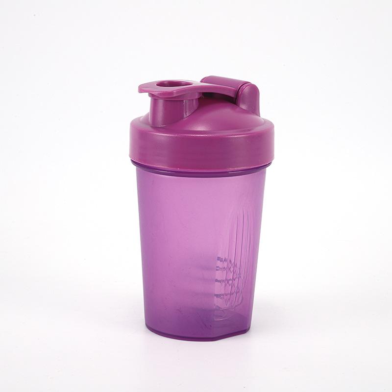 400ml Plastic Fitness Shaker Bottle for Protein Shakes and Meal Replacements