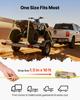 Ratchet Straps, 38.1 mm x 3 m, Heavy Duty Tie Down Straps with Double J Hook, 3000 kg Break Strength, Carry Bag, Tie Down Ratcheting for Moving,