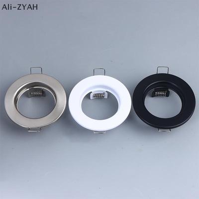 LED Downlights Frame Round Fixture Adjustable Downlight Led Holders Cutout For MR16 GU10 Bulb Holder Recessed LED Spot Light