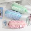 High Capacity Pencil Case Zippered Pen Pouches Portable Pen Organizers Bag Travel Cosmetic Bag for Student Girl Women