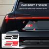 Auto Logo Accessories 1pcs Metal Car Body Emblem Badge Sticker For Audi A5 A7 S4 RS4 A6 TT A1 A2 A3 Q1 Q2 Q3 Q5 Q8