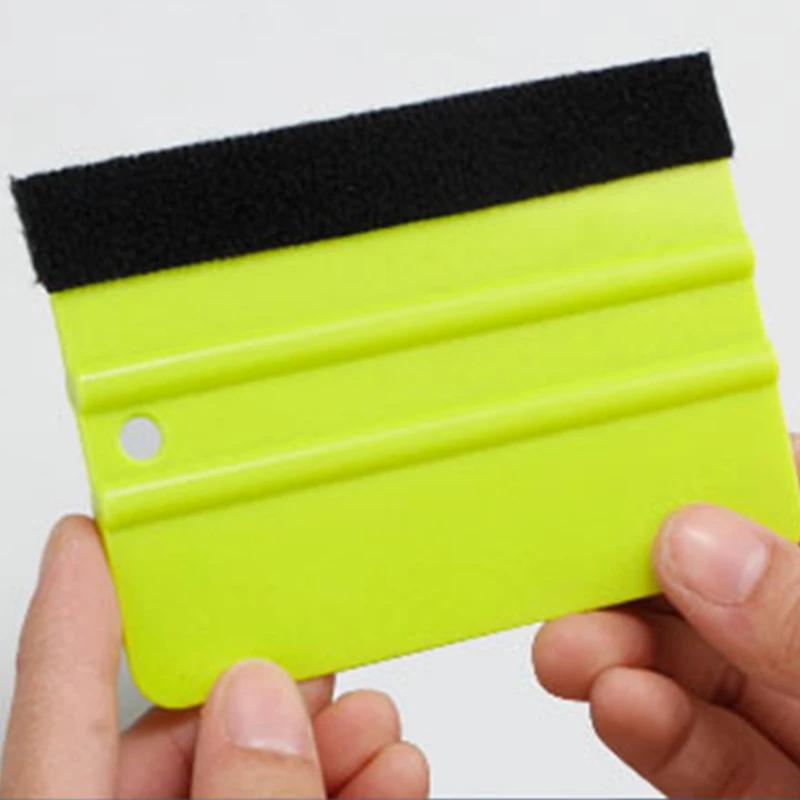 Felt Edge Squeegee Window Tinting Tool Car Vinyl Wrap Scraper Plastic Spatula Scratch Free Film DIY Squeegee Wallpaper Smoothing
