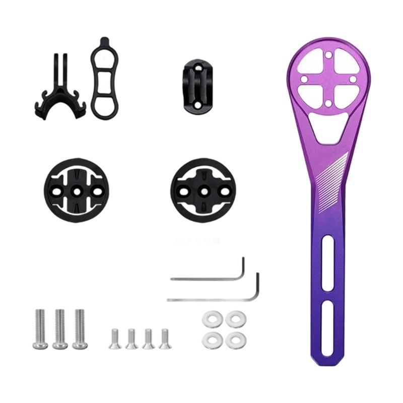 Bicycles Computer Mount Bracket Bicycles Handlebars Stopwatches Mount Computer Mount Light Stands Easily Install фиолетовый