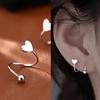 2 Paar Piercing-Schrauben aus Edelstahl Kugel Stern Ohrknochen Drehende Linie Welle Mini-Stecker Ohrringe für Frauen Ungewöhnlicher Schmuck Geschenk