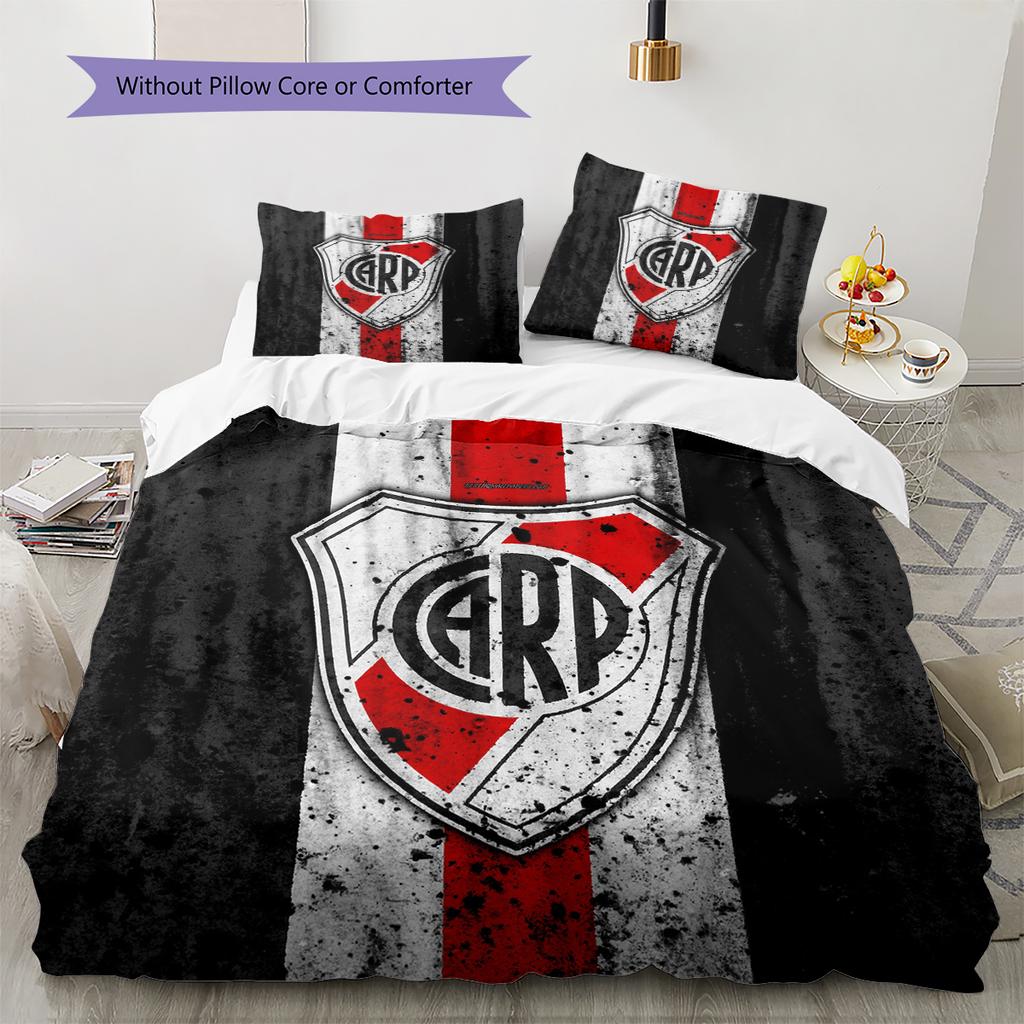 River Plate Pattern Bedding Home Decoration Birthday Gift (1 * duvet cover + 2 * pillowcase, without core)