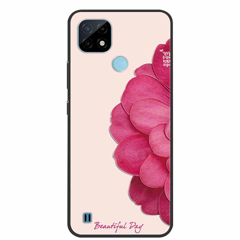 For Realme C21Y Case 3D Flower Emboss Soft Silicone Phone Case For OPPO Realme C21Y RMX3261 Capa TPU Funda Realmi C21 Y Coque