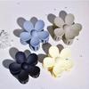 4pcs/set Ladies Matte Flower Clip Spring/Summer New Color Back Hair Shark Clip Fashion Sweet Ladies Gift Flower Clip