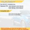Key Fob Replacement for 2013 2014 2015 Honda Accord/ 14-15 Civic Car Keyless Entry Remote Control, ACJ932HK1210A, 4 Buttons