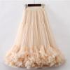 2024 European & American Summer Fashion: Women's Lace Mesh Puffy Skirt with Large Swing