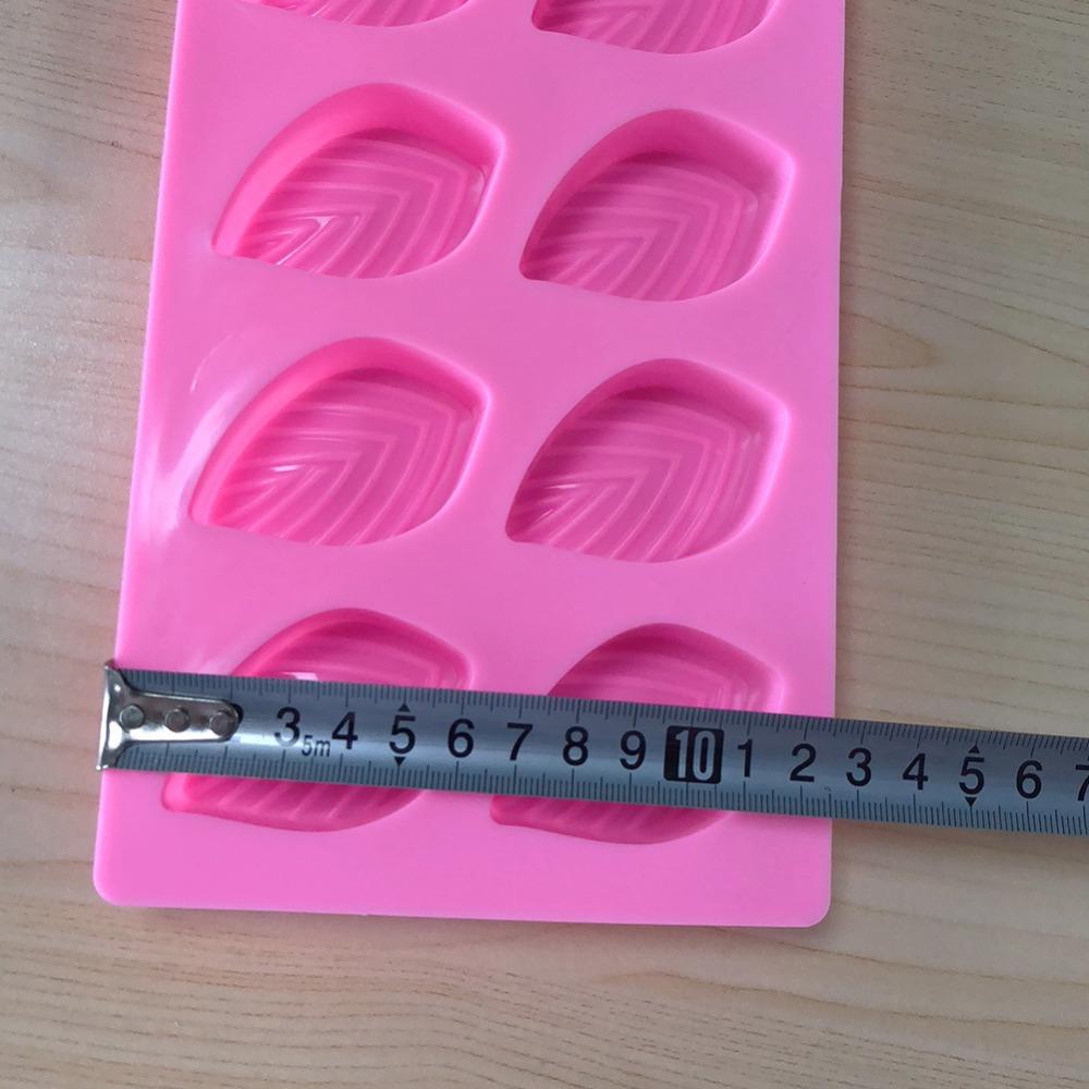 1 Pc Leaf shape Silicone Cake Mold Handmade Soap Mold Chocolate Fondant Cake Decorating Tools Baking Cakes Forming Tool