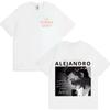 Singer Alejandro Sanz Harajuku Graphic 2026 Mens Women Cozy Tshrit Fashion Hip Hop Y2K Casual Streetwear Cotton Short Sleeve Tee