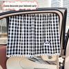 Cartoon Cotton Car Sunshade - Comfortable Baby Window Blackout Curtain for Heat Insulation and Sun Protection