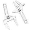 Home Large Opening Repair Set Hand Tools Pipe Wrench Nut Key 6-68MM Steel Key Adjustable Spanner