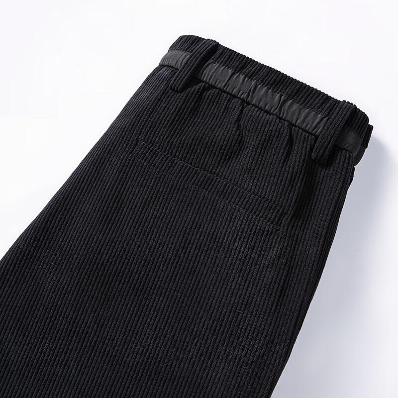 FAPAI Men's Imitation Corduroy Straight Casual Pants