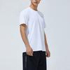 Anta Solid Color Pullover T-Shirt And Mid-Waist Straight Leg Shorts Casual Sports Set Men sets White 952327202-1