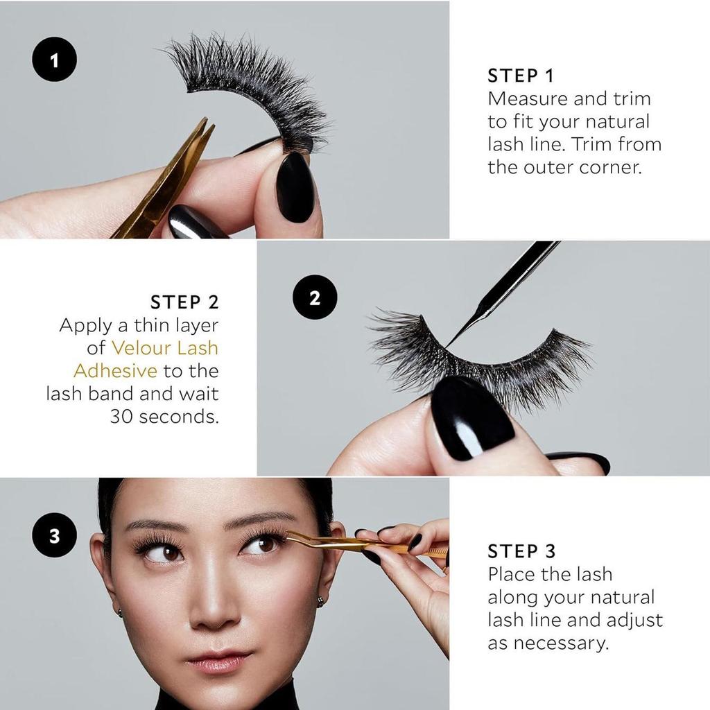 Quick-Drying, Waterproof, Gentle False Eyelash Glue - Low-Allergy, Long-Lasting, and Easy To Remove