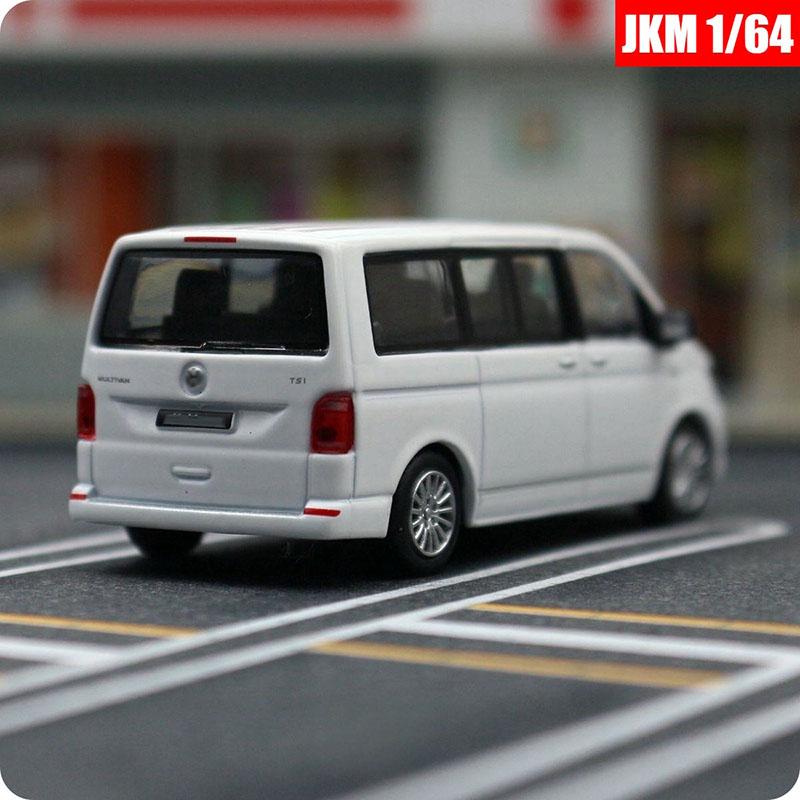 1/64 Scale Multivan T6 Van MPV Diecast Model Car Metal Chassis Shock Absorption Collection Model Ornaments